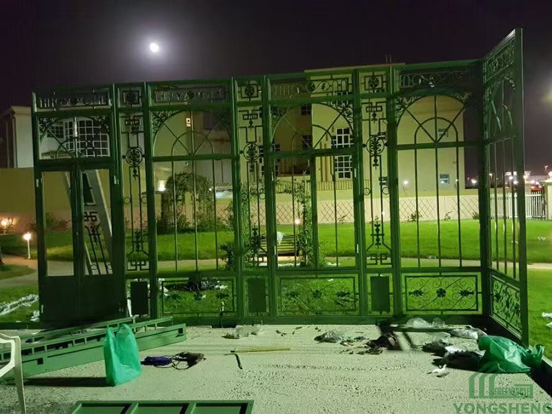 hot dip-galvanizing Steel greenhouse